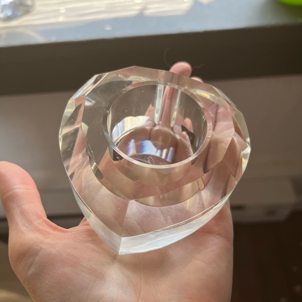 Oleg cassini heart crystal